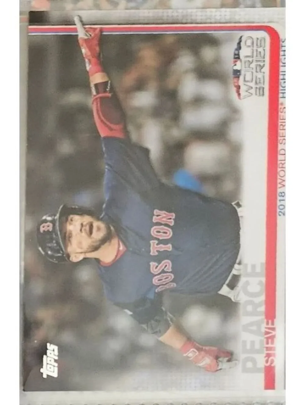 2019 Topps #275 Steve Pearce - Worls Series moment - Red Sox